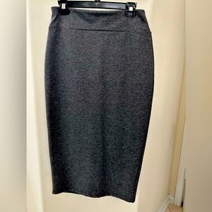 14th and union, gray knit pencil skirt, size medium